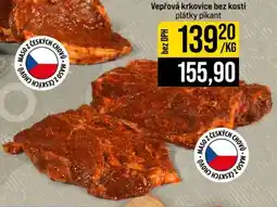 Jip Vepřová krkovice bez kosti plátky pikant nabídka