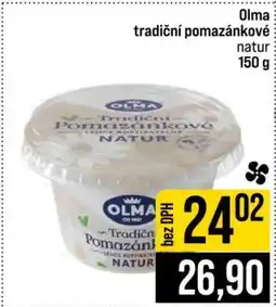 Jip Olma Tradiční pomazánkové natur nabídka