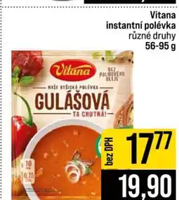 Jip Vitana Instantní polévka nabídka