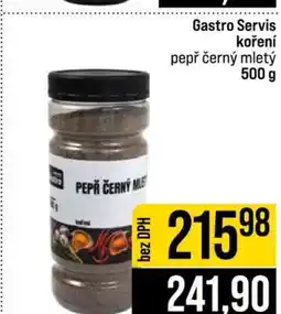 Jip Gastro Servis koření nabídka