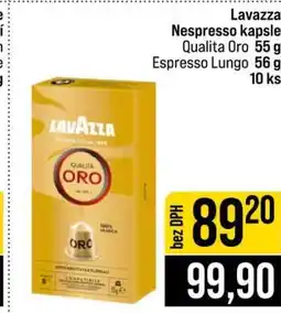 Jip Lavazza Nespresso kapsle nabídka