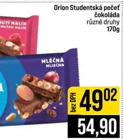 Jip Orion Studentská pečeť čokoláda nabídka