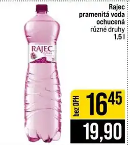 Jip RAJEC Pramenitá voda ochucená nabídka