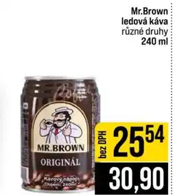 Jip Mr. Brown ledová káva nabídka