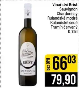 Jip Vinařství Krist nabídka