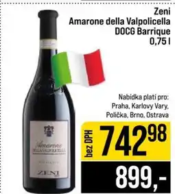Jip Zeni Amarone della Valpolicella DOCG Barrique 0,75 l nabídka