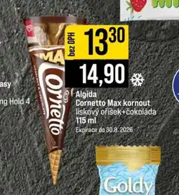 Jip Algida Cornetto Max kornout nabídka