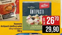 Jip Hawesta Antipasti sledový salát olivy+oregano nabídka