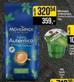 Jip Mövenpick zrnková káva Crema Auténtico nabídka