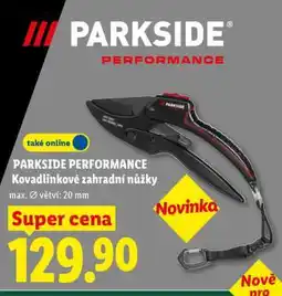 Lidl PARKSIDE PERFORMANCE Kovadlinkové zahradní nůžky nabídka