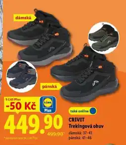 Lidl CRIVIT Trekingová obuv nabídka