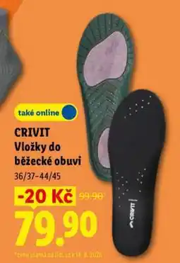 Lidl CRIVIT Vložky do běžecké obuvi nabídka