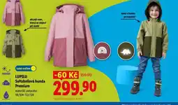 Lidl LUPILU Softshellová bunda Premium nabídka
