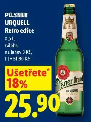 PILSNER URQUELL RETRO EDICE