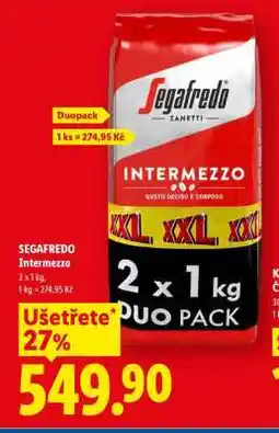 Lidl Segafredo Intermezzo nabídka
