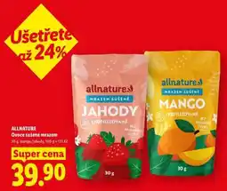 Lidl allnature Ovoce sušené mrazem nabídka