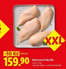 Lidl KUŘECÍ PRSNÍ ŘÍZKY XXL nabídka