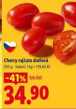 Lidl CHERRY RAJČATA DATLOVÁ nabídka