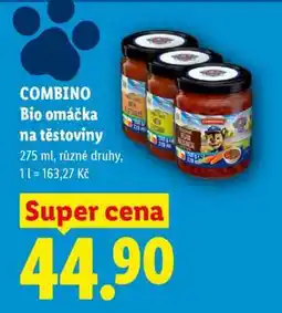 Lidl COMBINO Bio omáčka na těstoviny nabídka