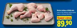 Lidl KUŘECÍ STEHNA A KŘÍDLA MIX nabídka