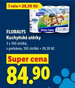 Lidl FLORALYS KUCHYŇSKÉ UTĚRKY nabídka