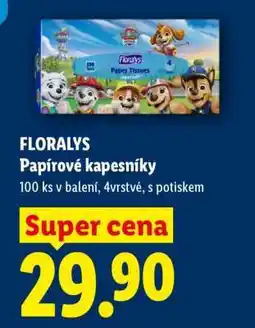 Lidl FLORALYS PAPÍROVÉ KAPESNÍKY nabídka