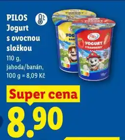 Lidl PILOS Jogurt s ovocnou složkou nabídka