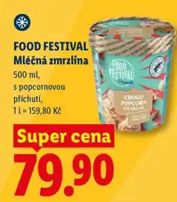 Lidl FOOD FESTIVAL Mléčná zmrzlina nabídka