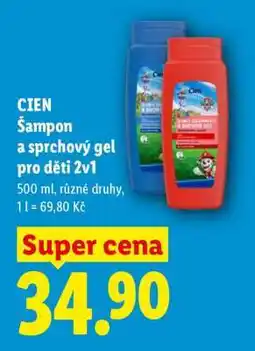 Lidl CIEN Šampon a sprchový gel pro děti 2v1 nabídka