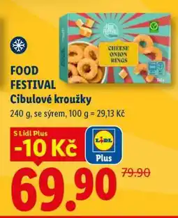 Lidl FOOD FESTIVAL Cibulové kroužky nabídka