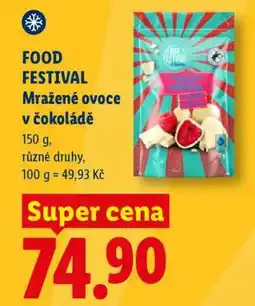Lidl FOOD FESTIVAL Mražené ovoce v čokoládě nabídka