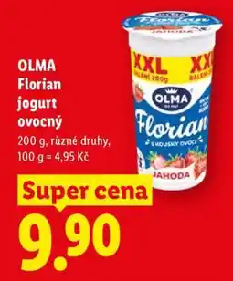 Lidl OLMA Florian jogurt ovocný nabídka