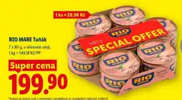 Lidl Rio Mare Tuňák nabídka