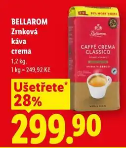 Lidl BELLAROM Zrnková káva crema nabídka