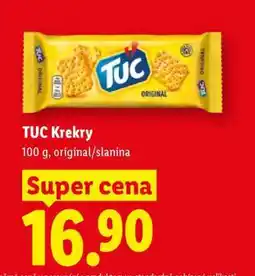 Lidl TUC krekry nabídka