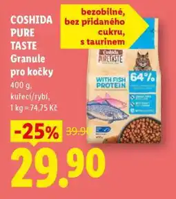 Lidl Coshida Pure Taste Granule pro kočky nabídka