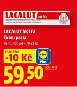 Lidl Lacalut aktiv Zubní pasta nabídka