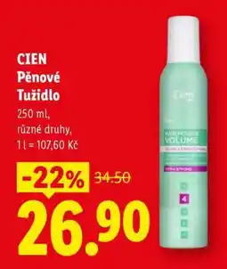 Lidl Cien Pěnové tužidlo nabídka