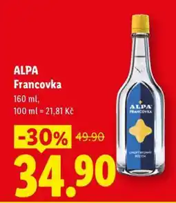 Lidl Alpa Francovka nabídka