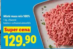 Lidl Mleté maso mix 100% nabídka