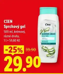Lidl CIEN SPRCHOVÝ GEL nabídka