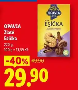 Lidl Opavia Zlaté Esíčka nabídka