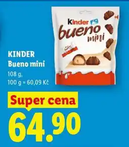 Lidl Kinder Bueno Mini nabídka