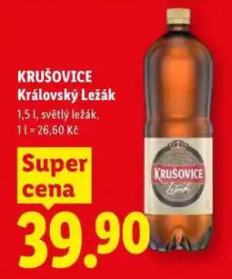 Lidl Krušovice Královský ležák nabídka