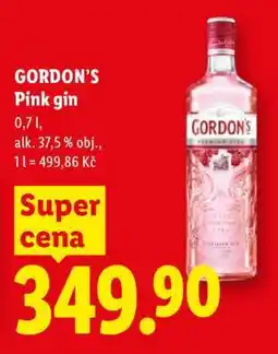 Lidl GORDON’S PINK GIN nabídka
