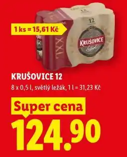 Lidl Krušovice 12 nabídka
