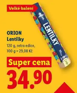 Lidl Orion Lentilky nabídka