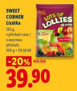 Lidl SWEET CORNER Lízátka nabídka