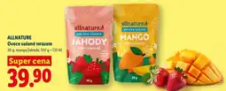 Lidl allnature Ovoce sušené mrazem nabídka