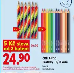 Lidl CRELANDO Pastelky – 6/12 kusů nabídka